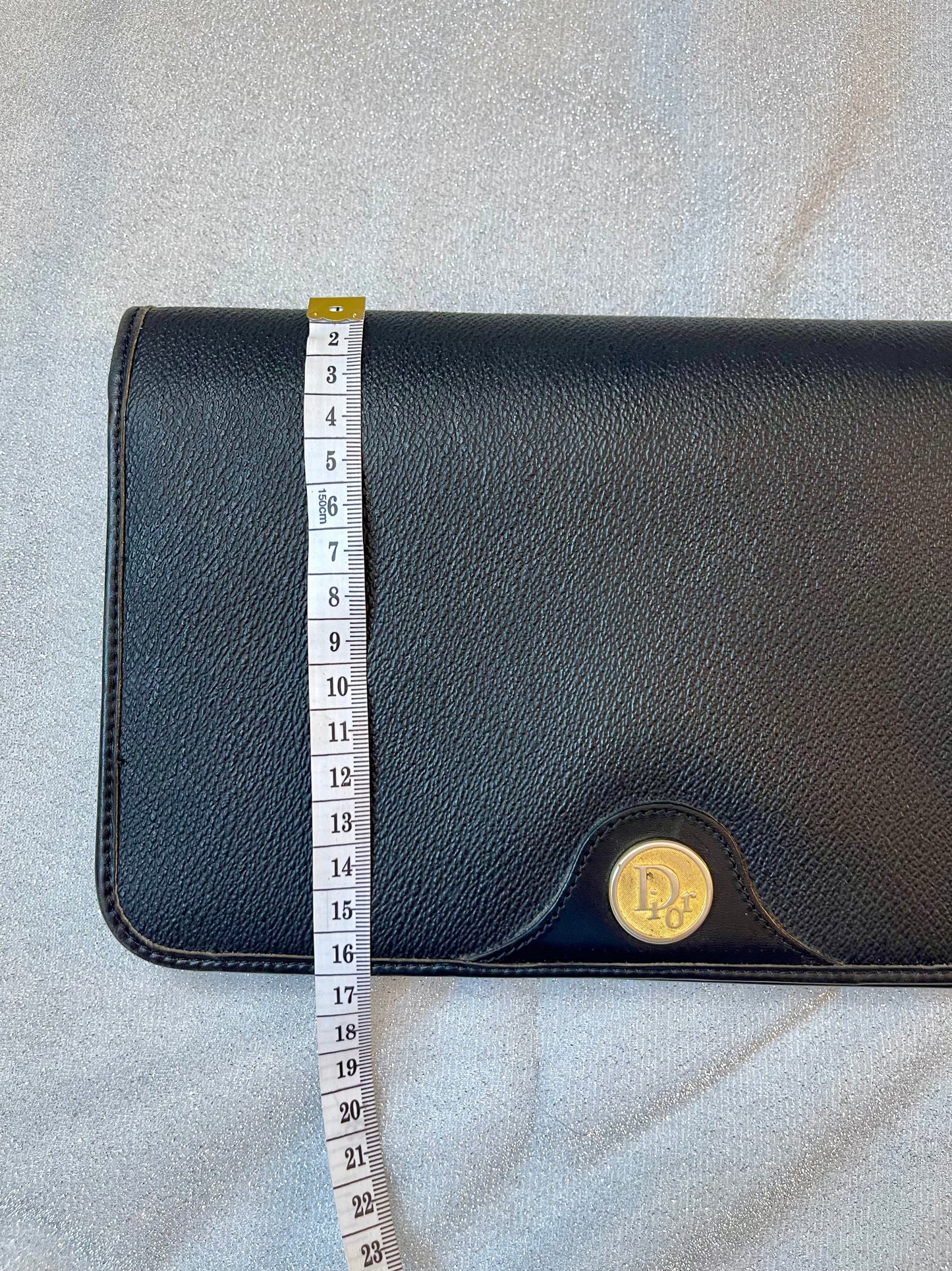 Dior Honey Bee Leather Clutch Refurbished Authentic Vintage Clutch