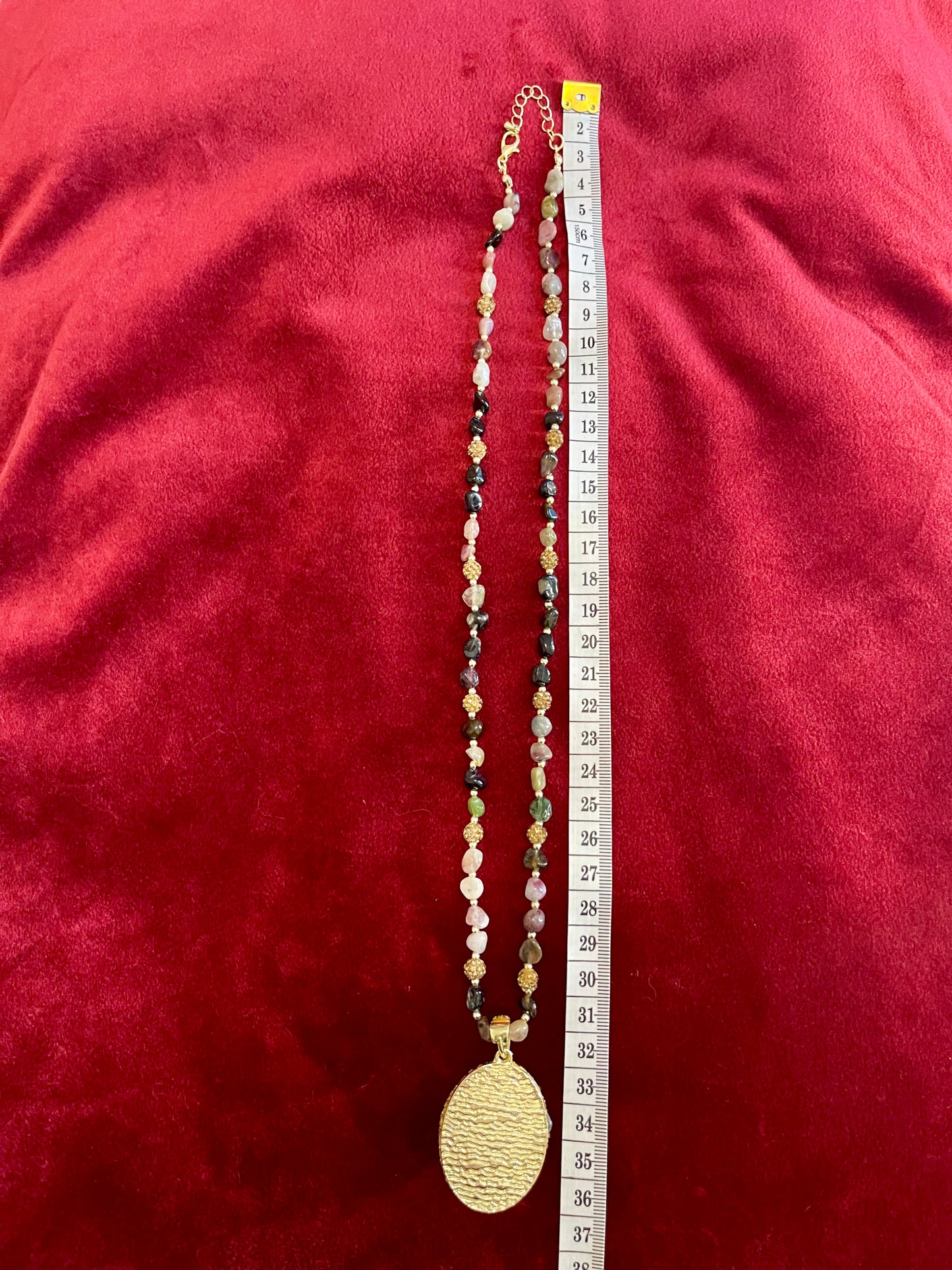 Natural Stones Fresh Water Pearl Design Necklace