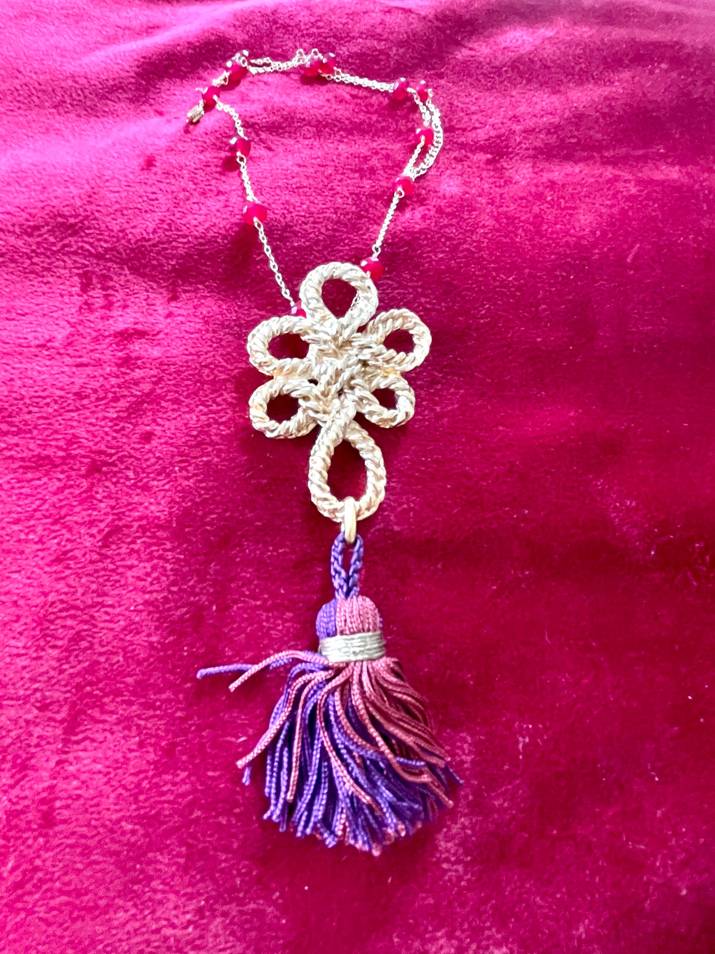 Rare Authentic Vintage Spiral Pompom Yves Saint Laurent Brooch Pendant