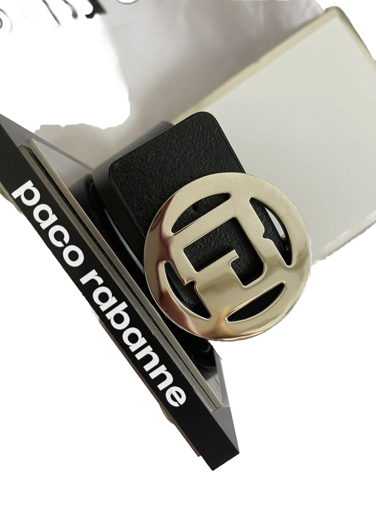 Paco Rabanne leather belt