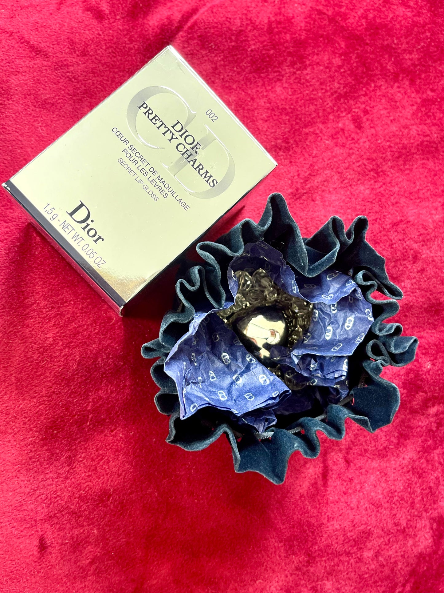 Vintage Dior Bag Charms by Swarovski - Collectible Mirror & Lip Gloss Compartment With Original Box