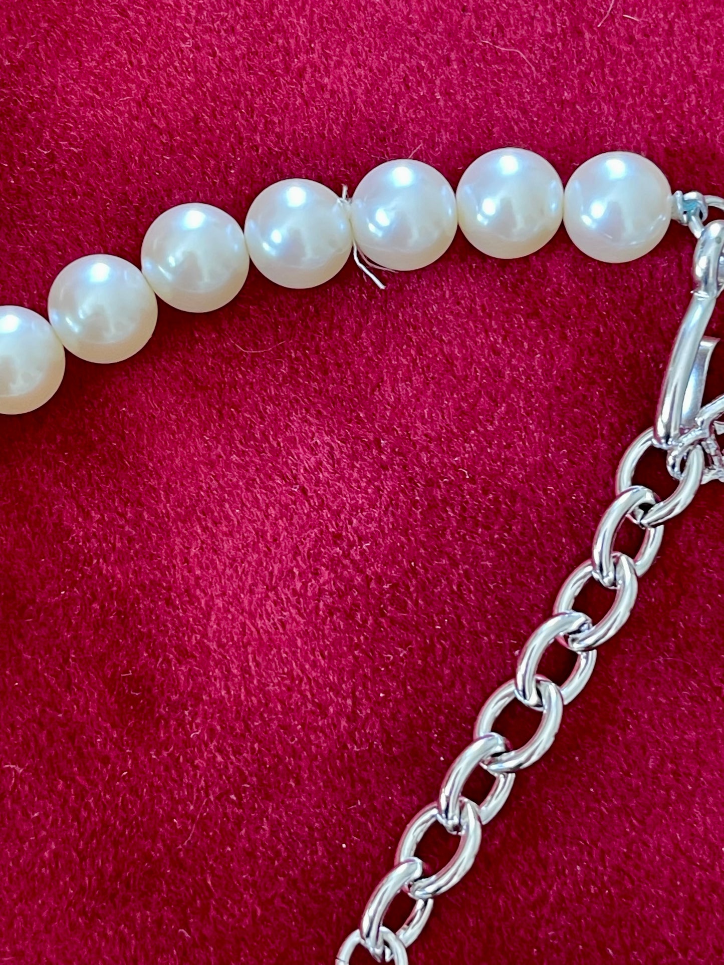 Collar vintage de perlas sintéticas de Yves Saint Laurent