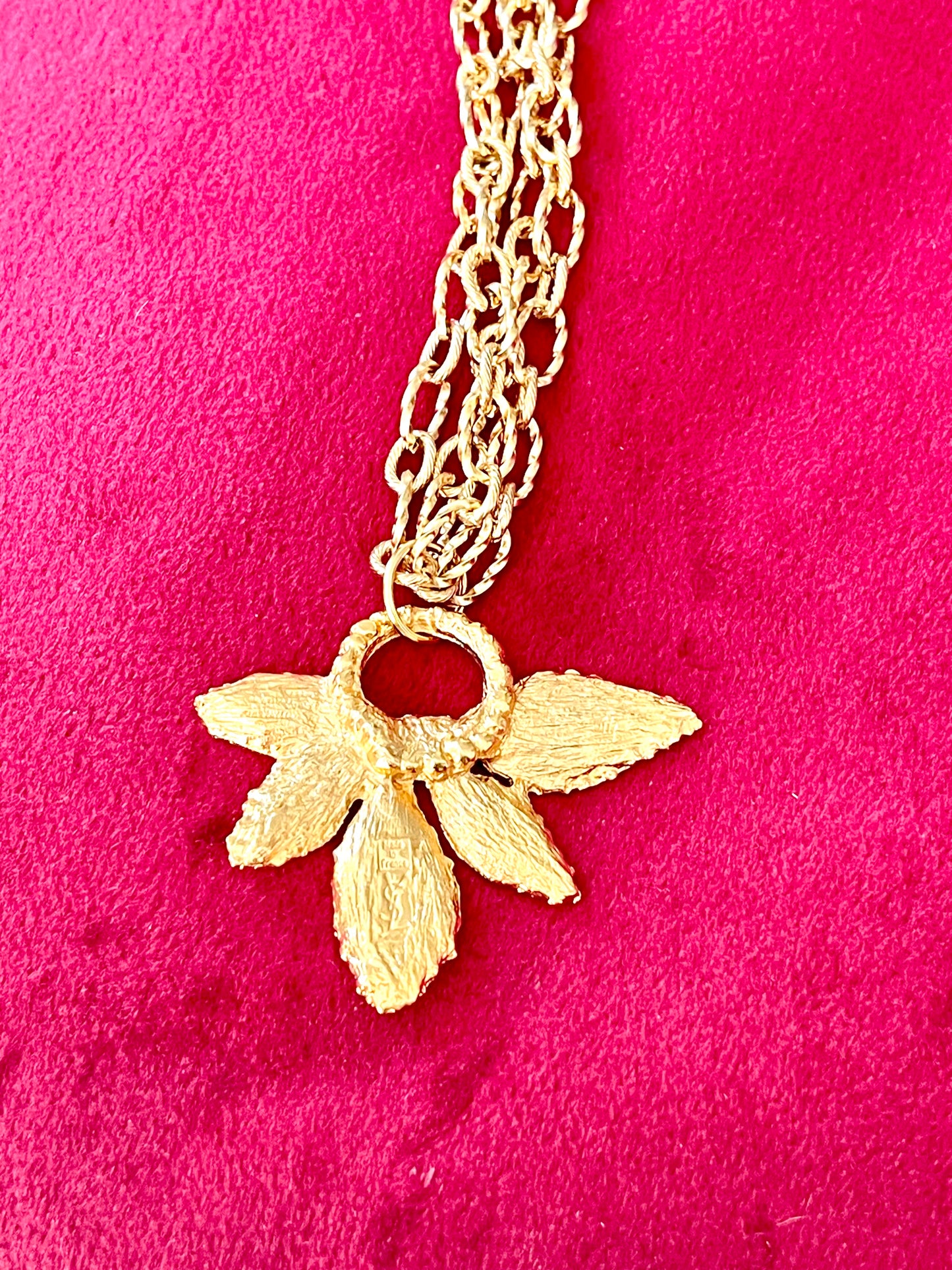 Hallmark signature authentic Yves Saint Laurent pendant
