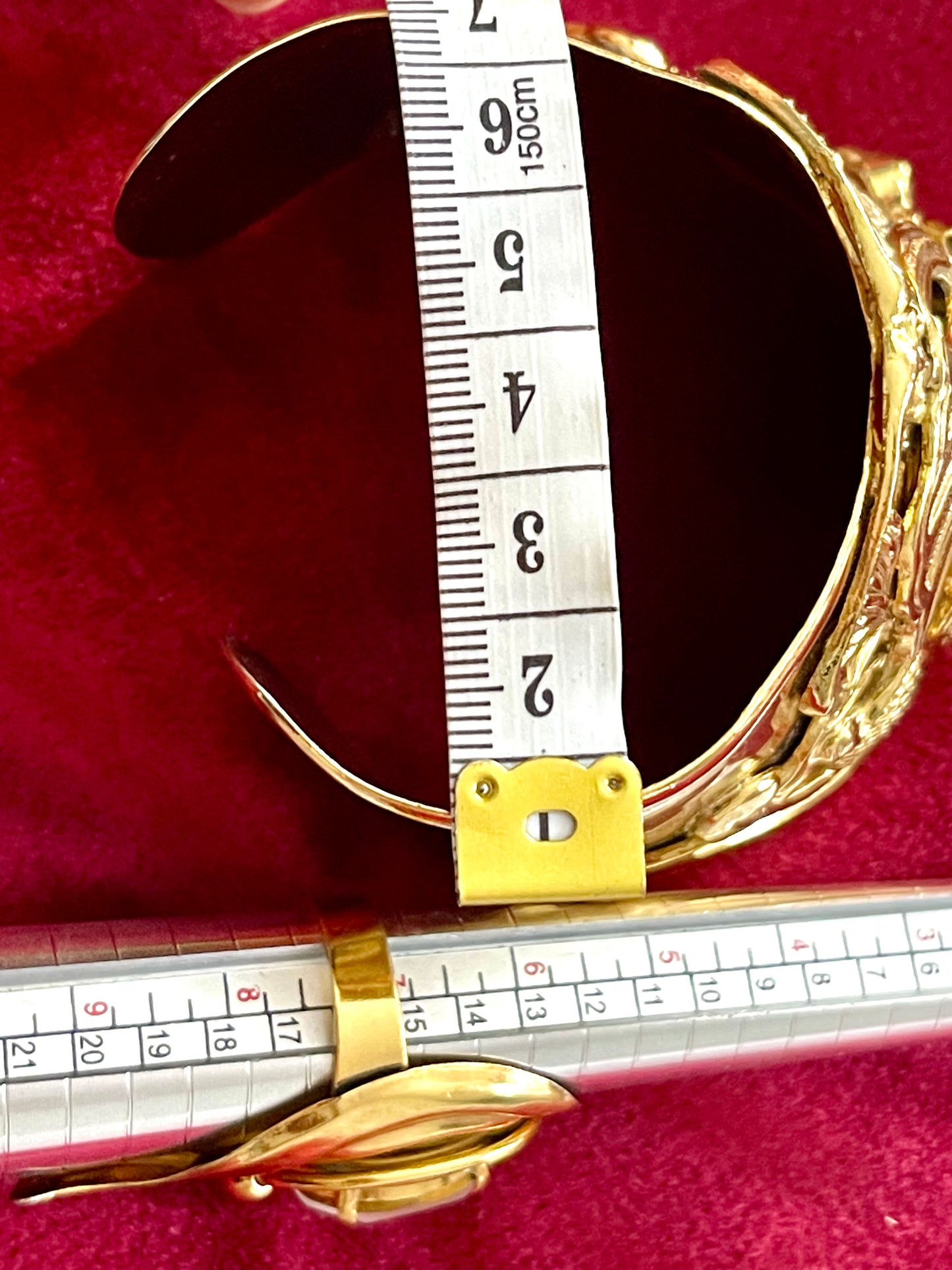 Vintage 90’s Set Bracelet Ring Style Haute Couture Inspired By Christian Lacroix