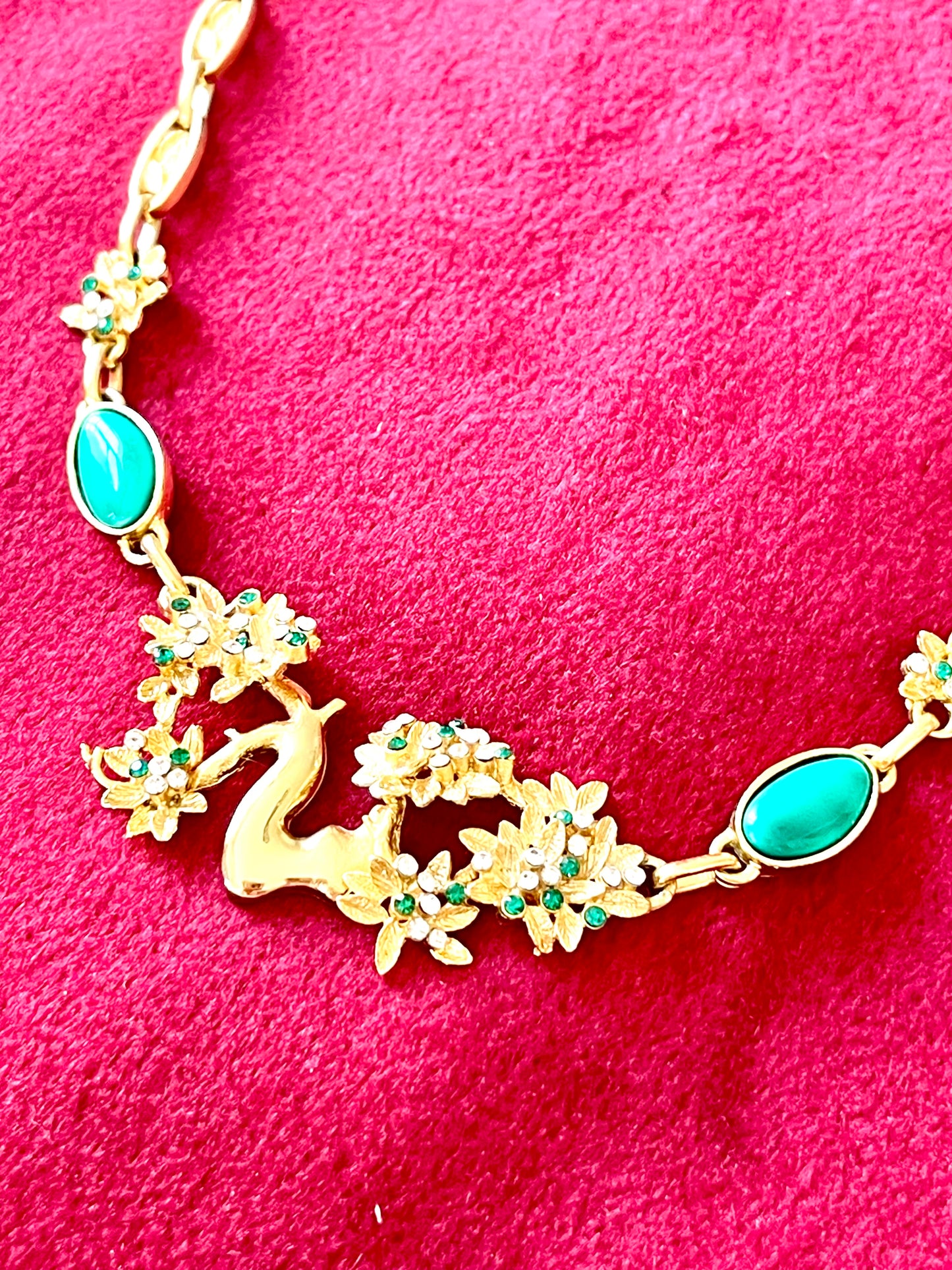 Collar de cadena dorada vintage Orena – Colección años 80