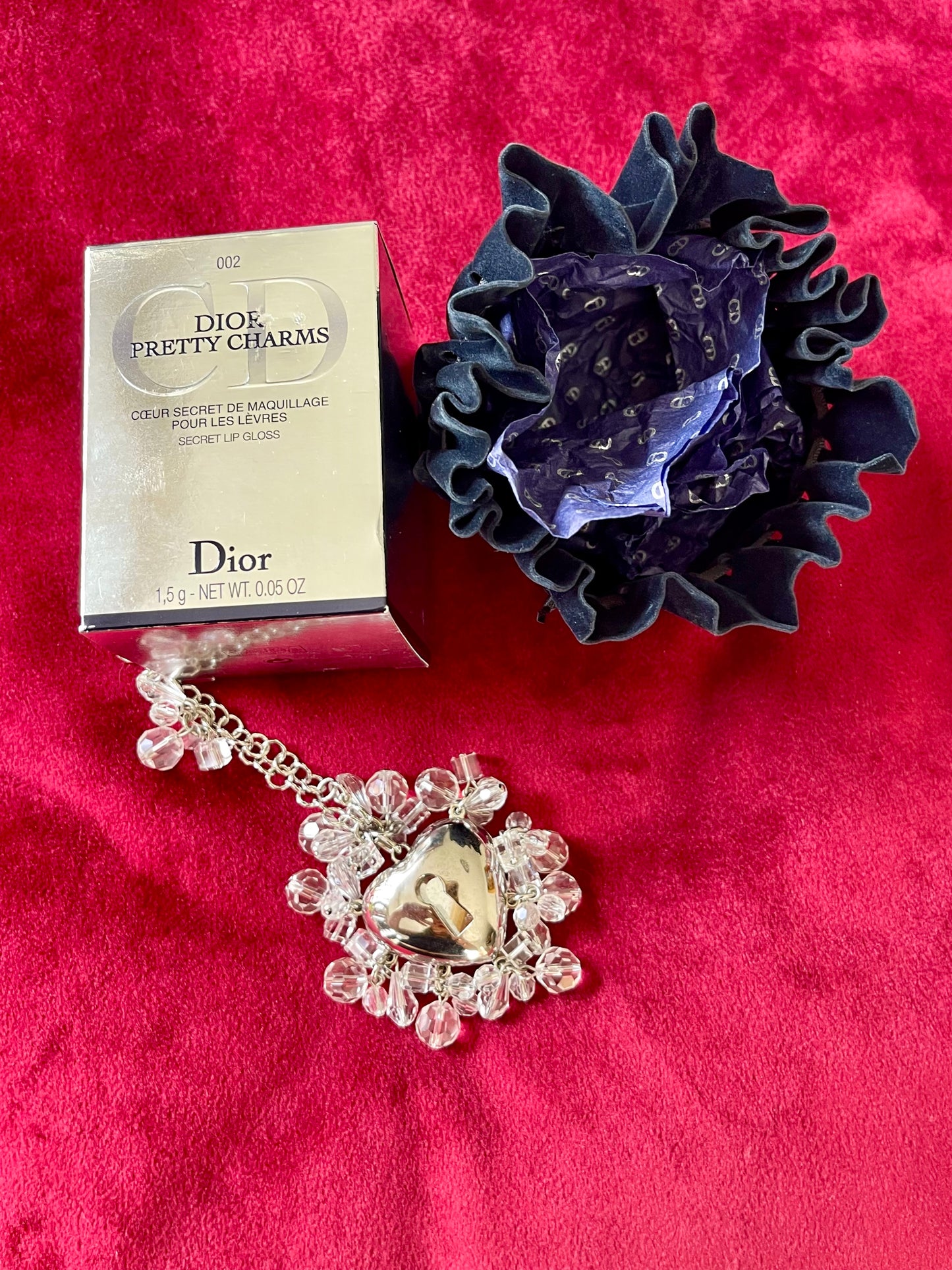 Vintage Dior Bag Charms by Swarovski - Collectible
Mirror & Lip Gloss
Compartment
