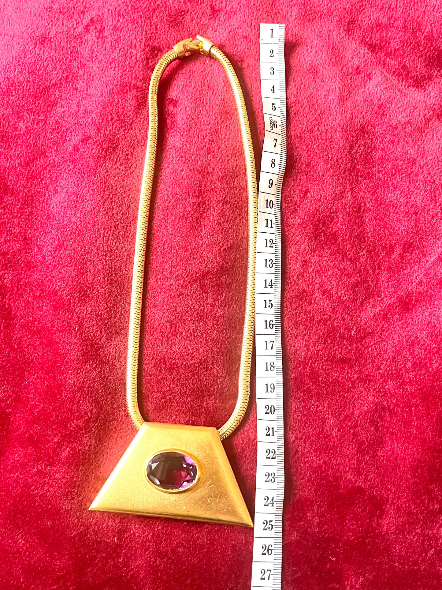 Geometric 70’s Vintage Yves Saint Laurent Necklace