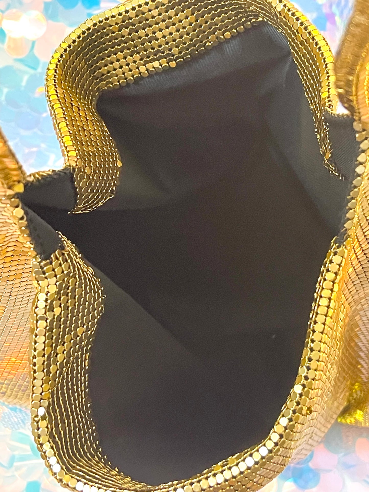 Gold Pixel Metal Tote Bag Style Paco Rabanne