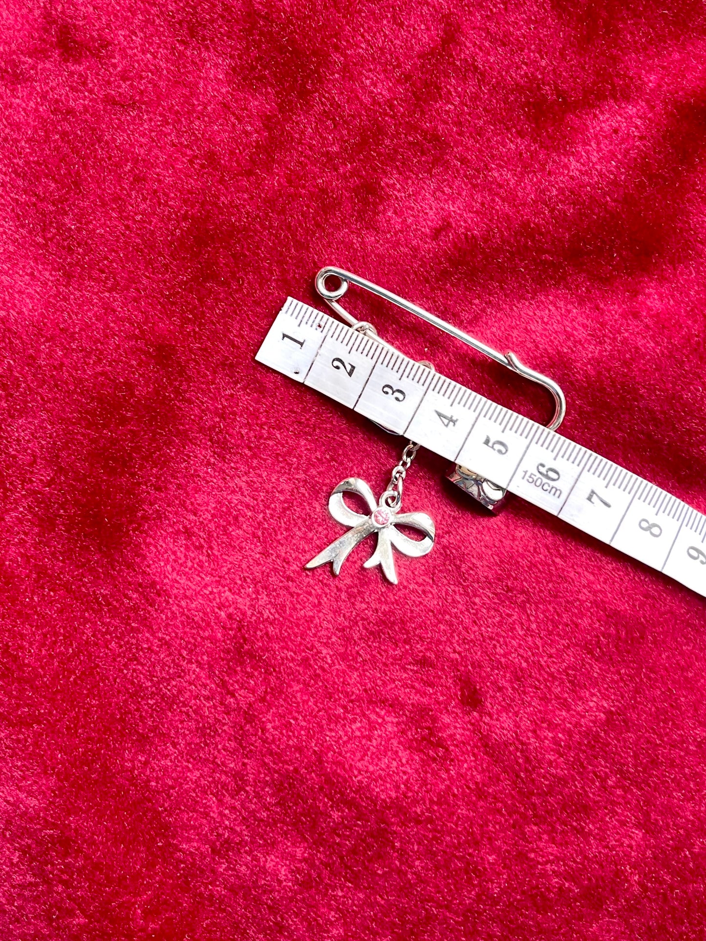 Dior Silver Charm Pin Brooch