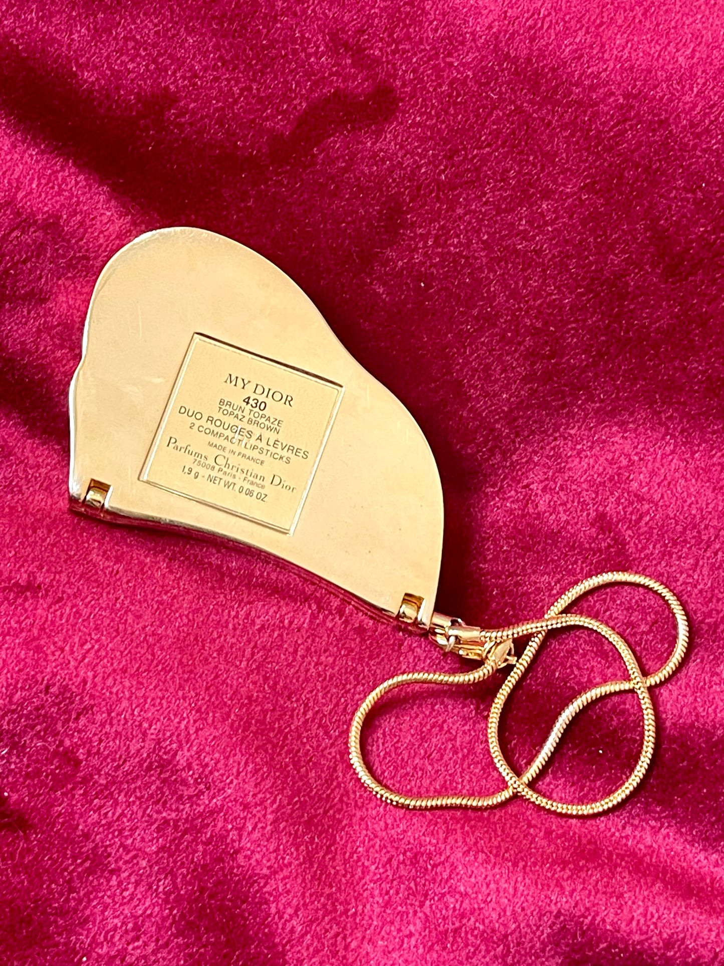 The Saddle My Dior Bag Charm Vintage Collectible