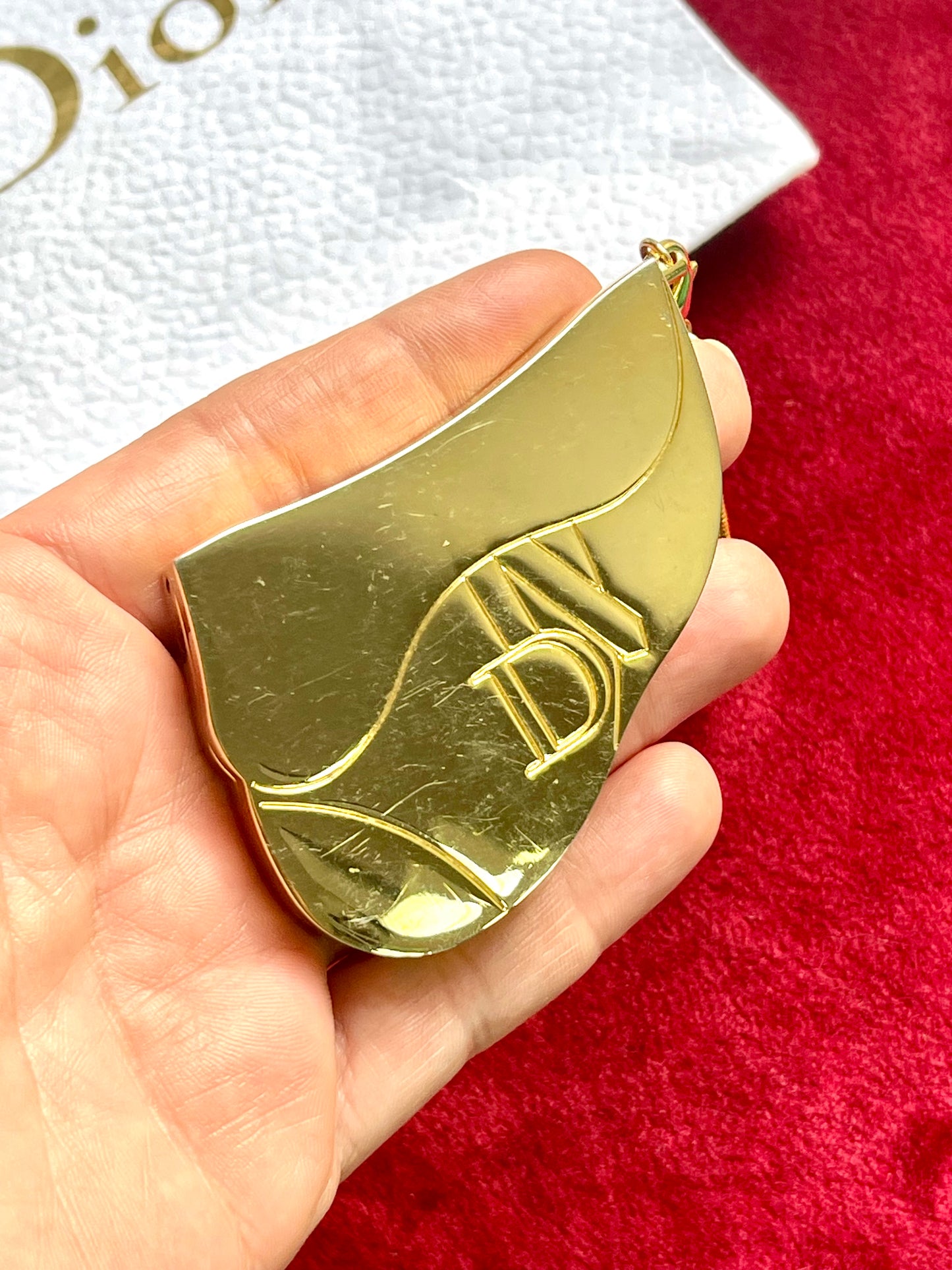 Vintage Saddle My Dior
Bag Charm - Rare
Collectible, Designer Accessories