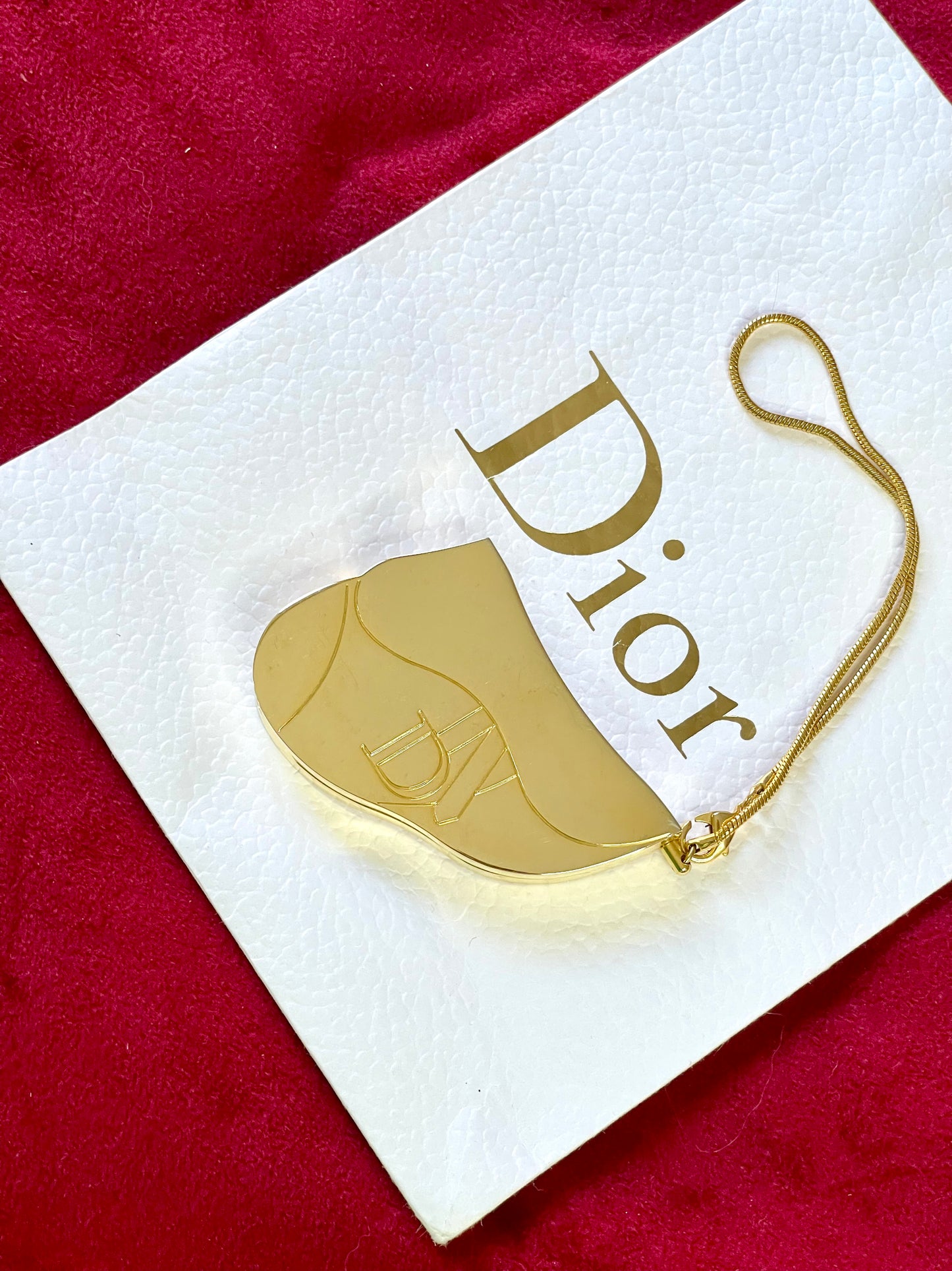 Vintage Saddle My Dior
Bag Charm - Rare
Collectible, Designer Accessories