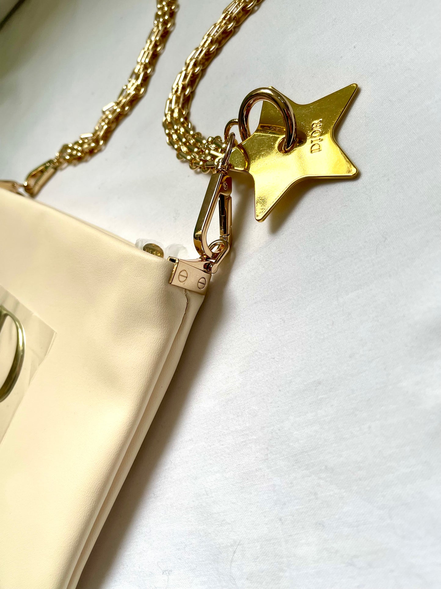 Dior Beige Pouch Customized Bag