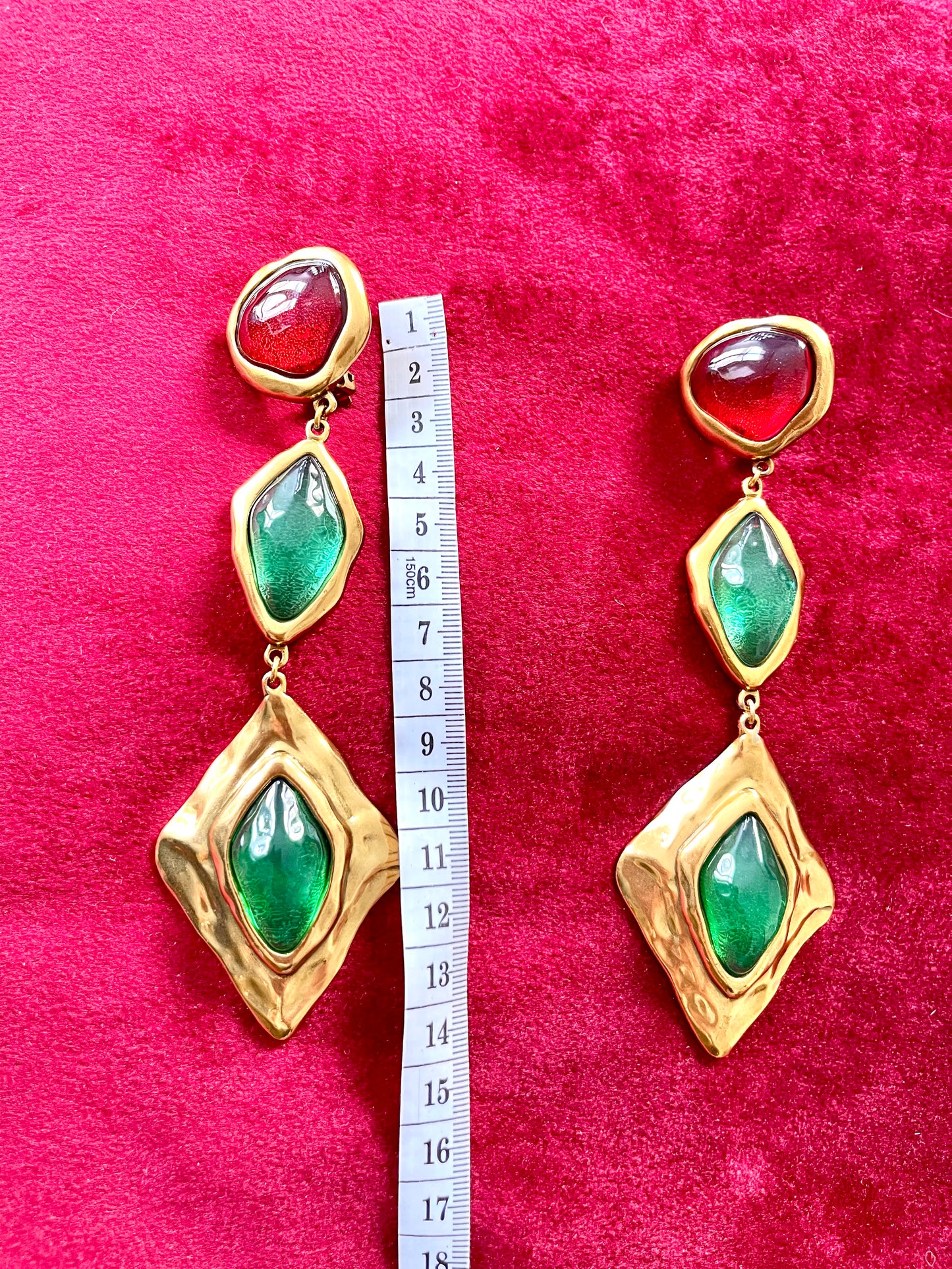 Les boucles d'oreilles XXL Art Nouveau