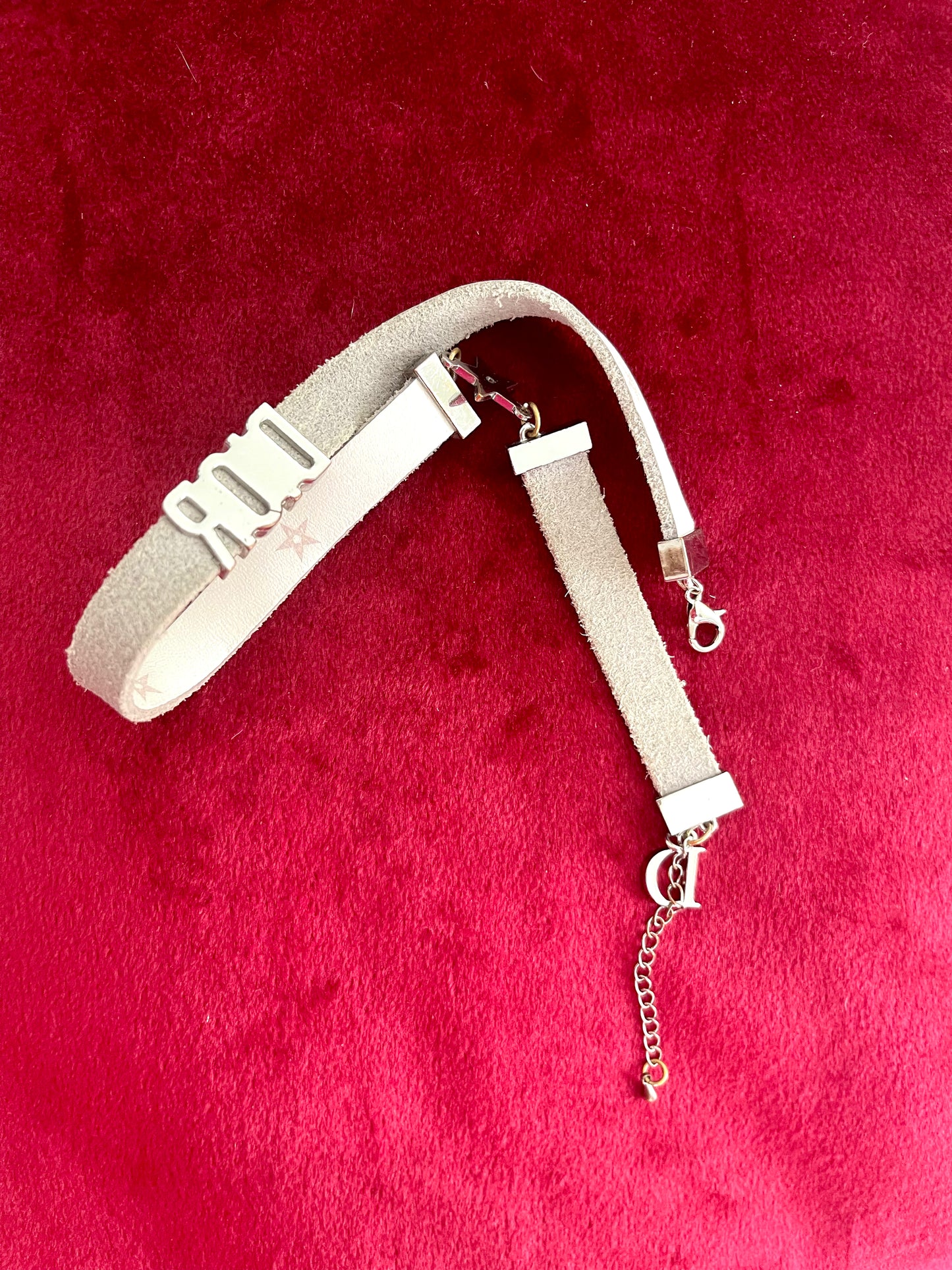 Off White Dior Star Leather Bracelet