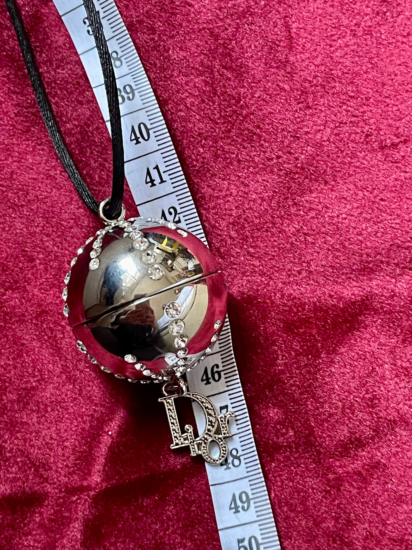 Steel Makeup Dior Charm Necklace