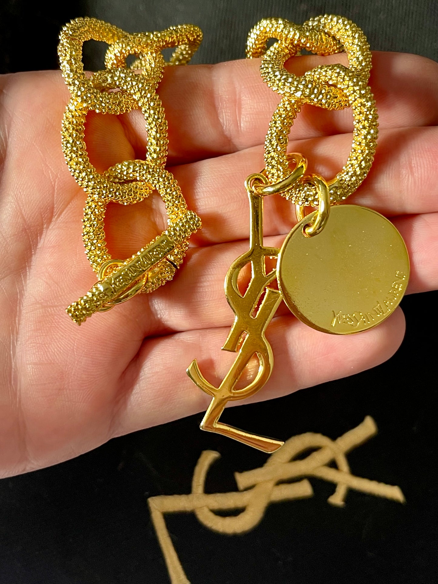 Charm Chain Bracelet YSL Refurbished With 18kg