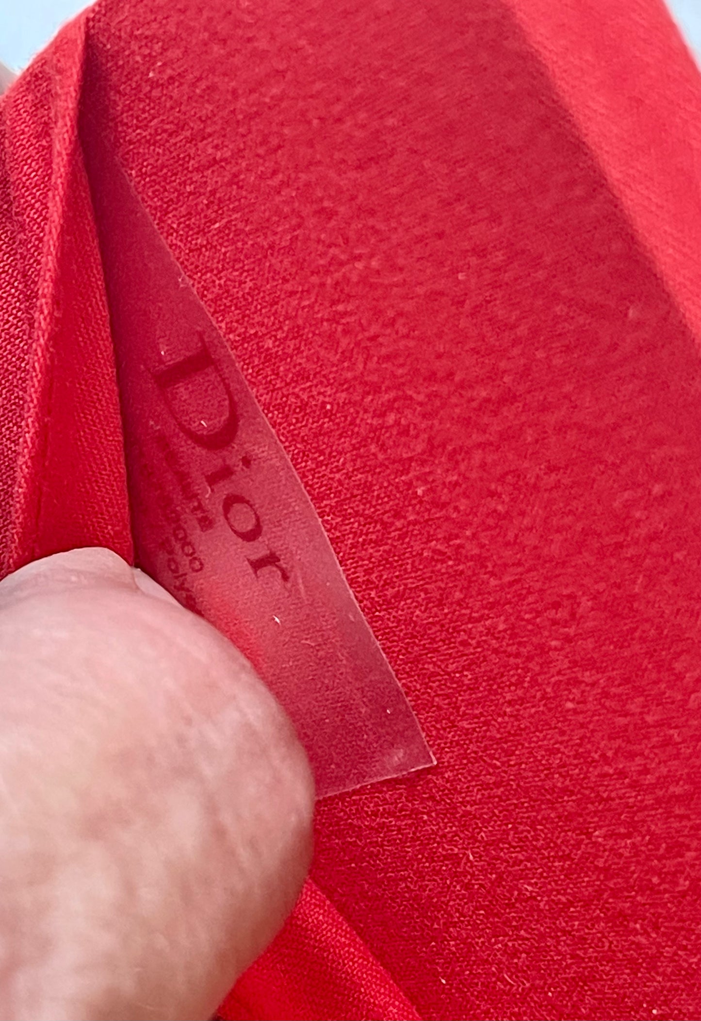 Pink Dior mirror wallet