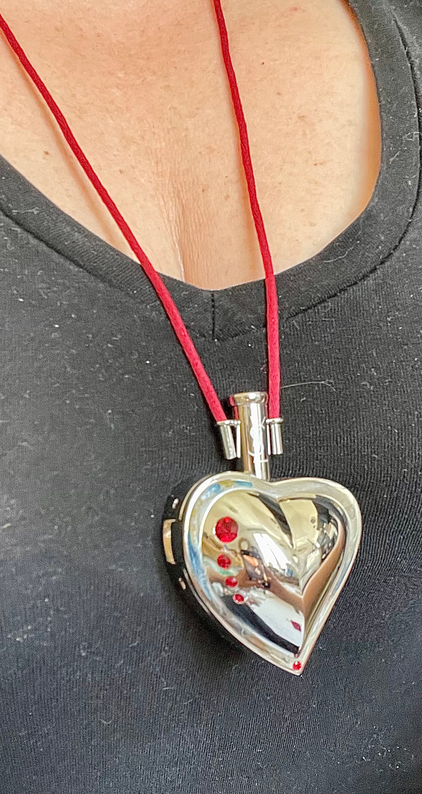 Steel Heart Necklace Yves Saint Laurent