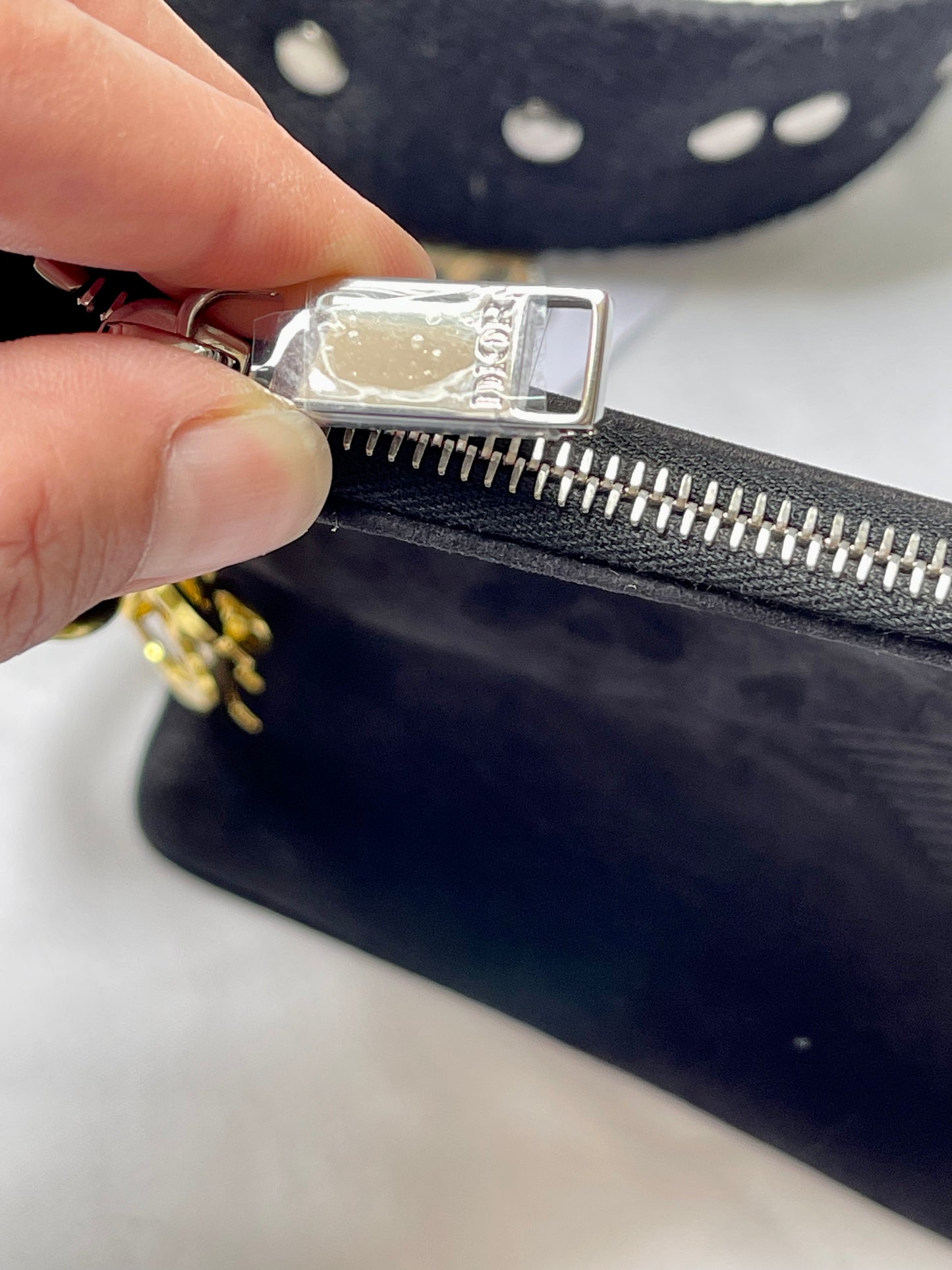 Suede Dior Homme clutch