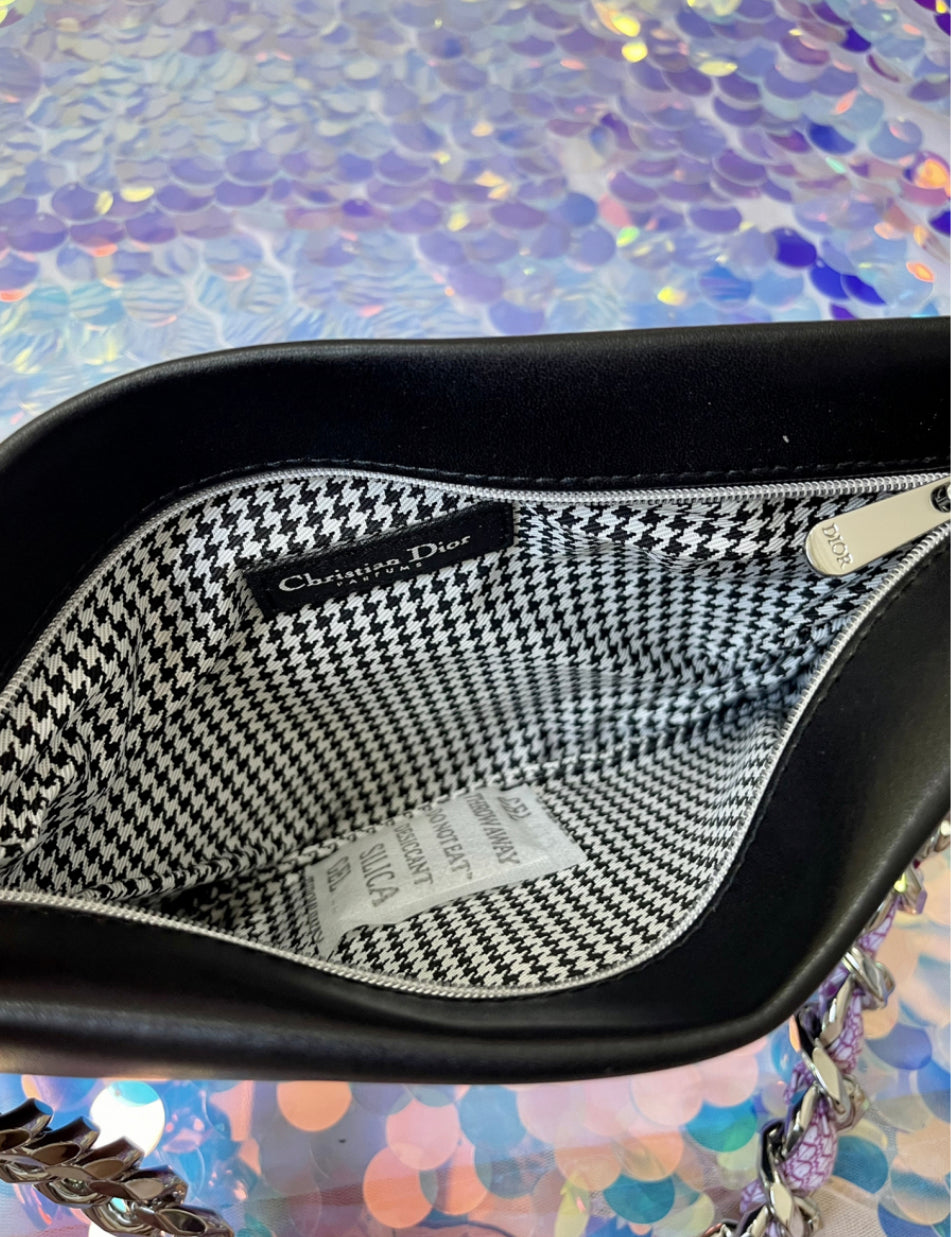 Pochette noire recyclée