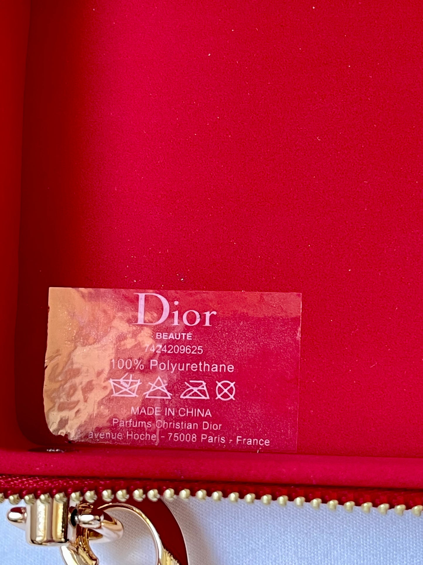 Red Dior Lipstick Vanity Clutch Modified Crossbody Bag