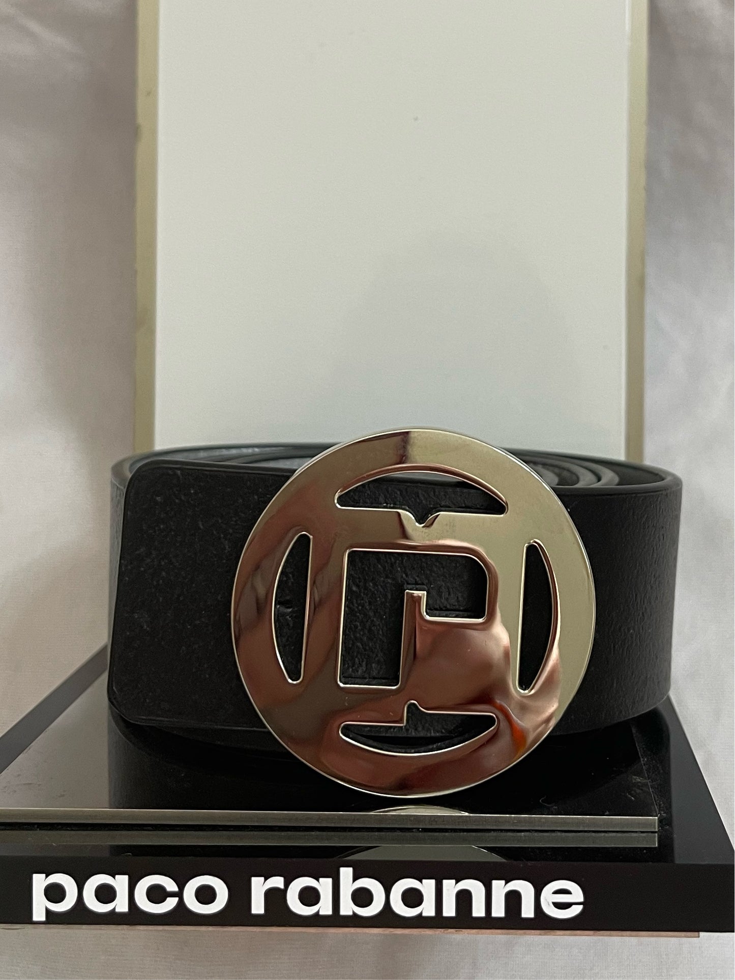 Paco Rabanne leather belt