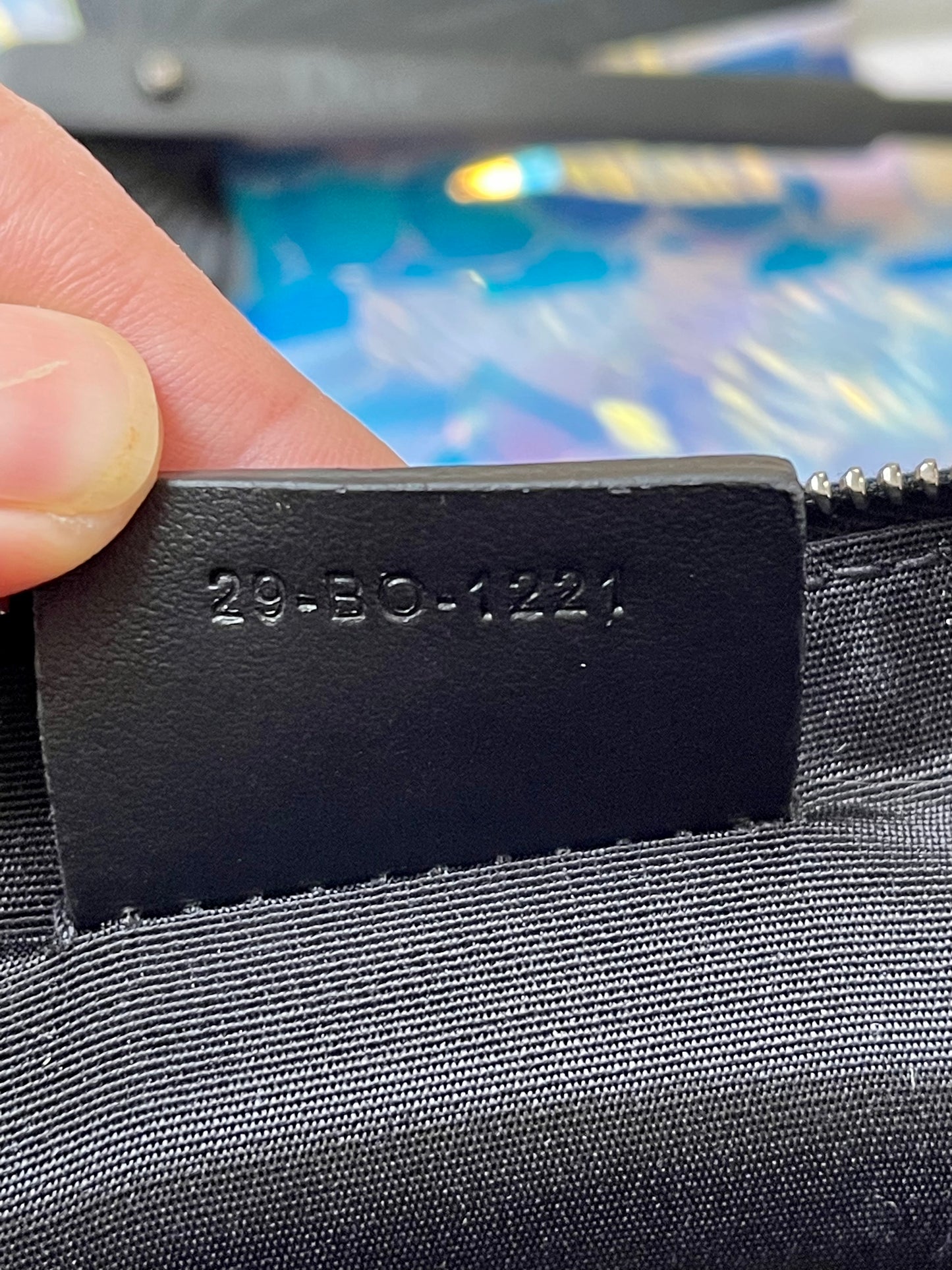 Leather Dior Clutch Customized Bag