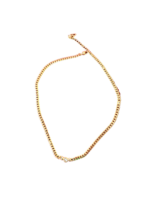 Christian Dior Vintage Necklace – 18K Gold Refurbished, Excellent Condition