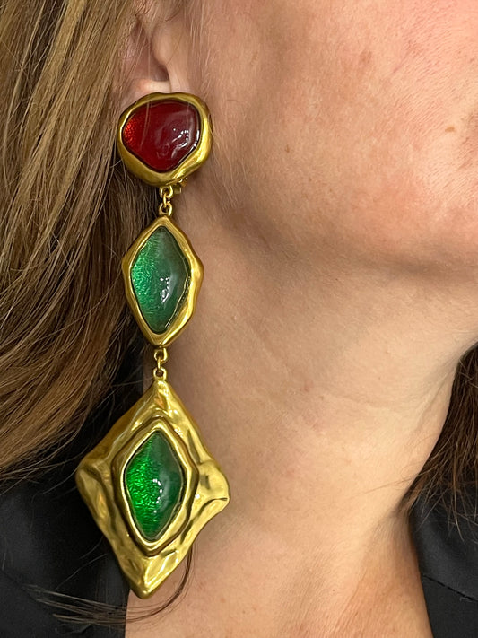 The XXL Art Nouveau Statement Earrings