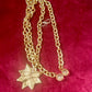 Collier pendentif étoile rare vintage Yves Saint Laurent