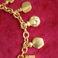 Side view of Dior charm bracelet highlighting adjustable fit