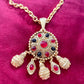 Pendant Charms Refurbished 18K Gold 80’s Necklace Style Yves Saint Laurent