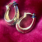 Vintage Yves Saint Laurent Hoop 80s Earrings