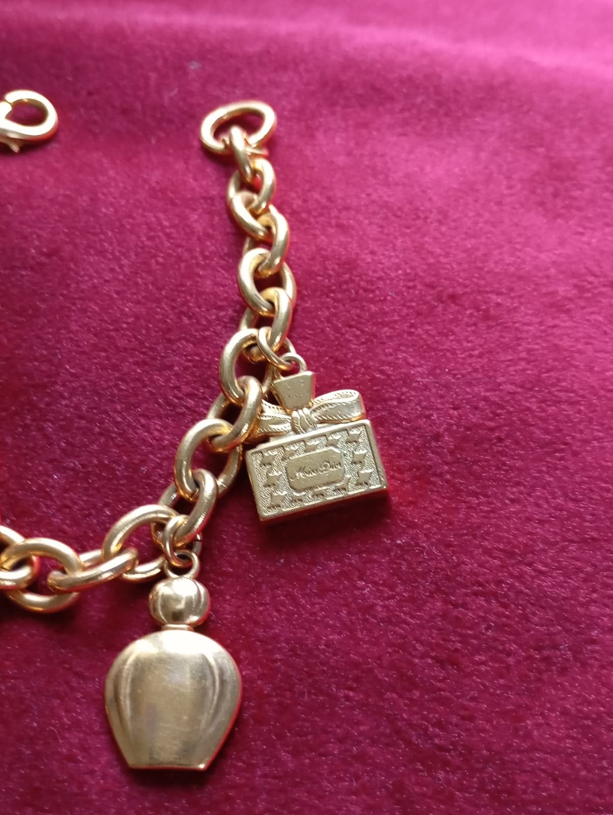 Vintage Dior Charm Bracelet Miss Dior Poison Dolce Vita Dune Adjustable