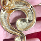 Question Mark Vintage Scarf Holder Pendant Yves Saint Laurent