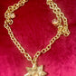 Collier pendentif étoile rare vintage Yves Saint Laurent