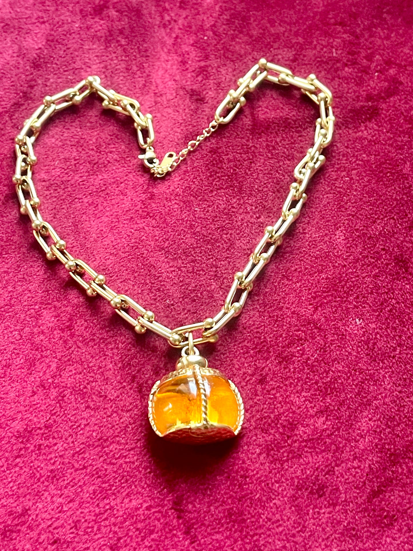 Yves Saint Laurent Vintage Champagne Authentic Pendant