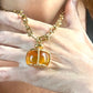 Yves Saint Laurent Vintage Champagne Authentic Pendant