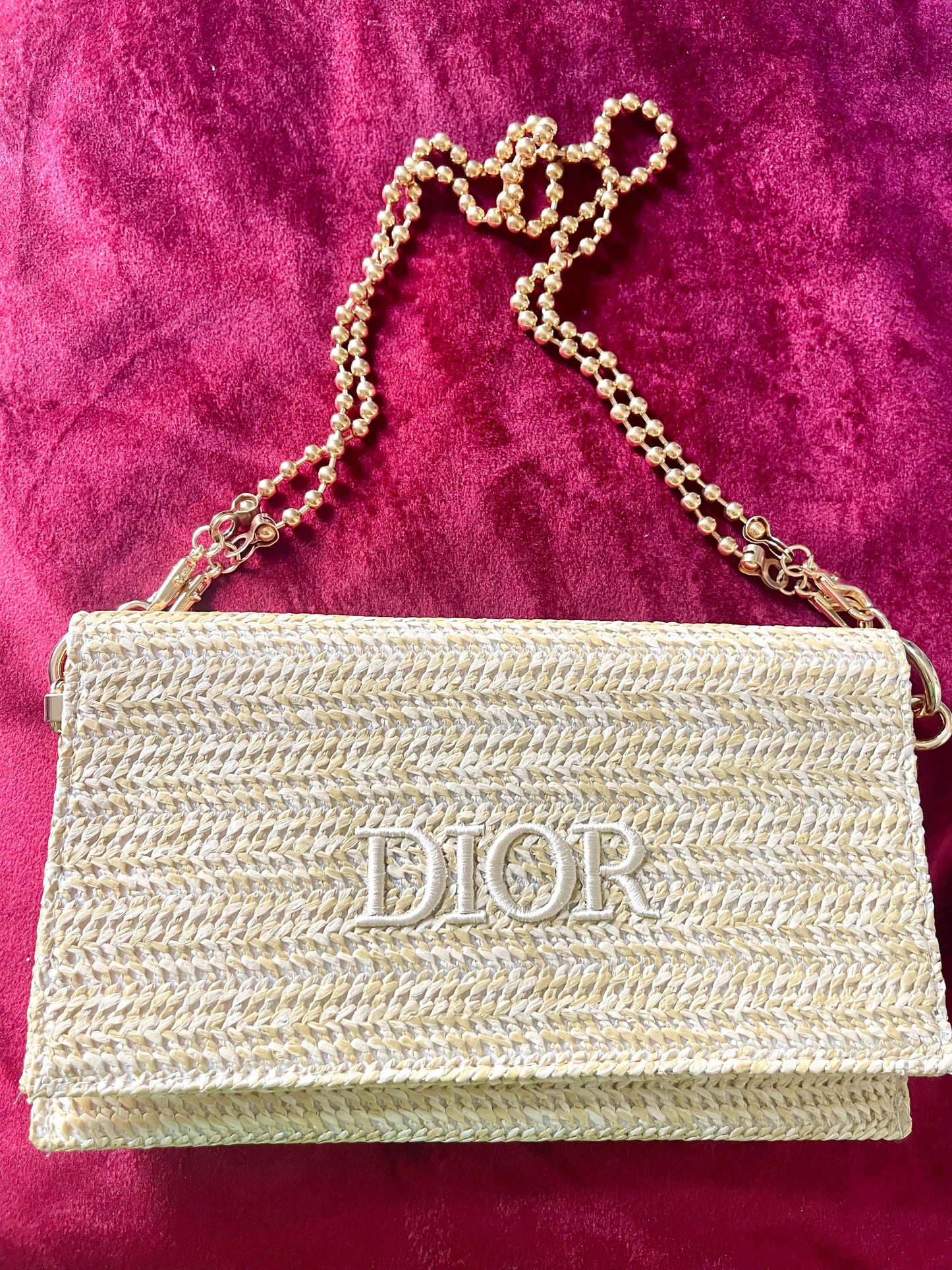 Wicker Dior Clutch ( Modified Choice)