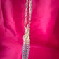 Two Tone Sparkle Design Metal Bag Style Paco Rabanne