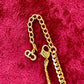 Lobster clasp detail of refurbished Christian Dior vintage gold necklace