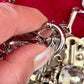 Metal & Dangling Crystal Charms Bag Style Paco Rabanne