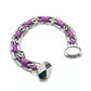 Dior Bracelet with purple braided design and silver accents on a white background