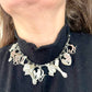 Collier à breloques Dior Vintage en argent