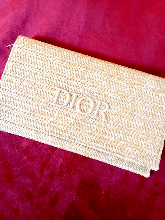 Pochette Dior en osier (Choix modifié)