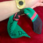 Christian Dior Vintage Scarf Gold Bracelet