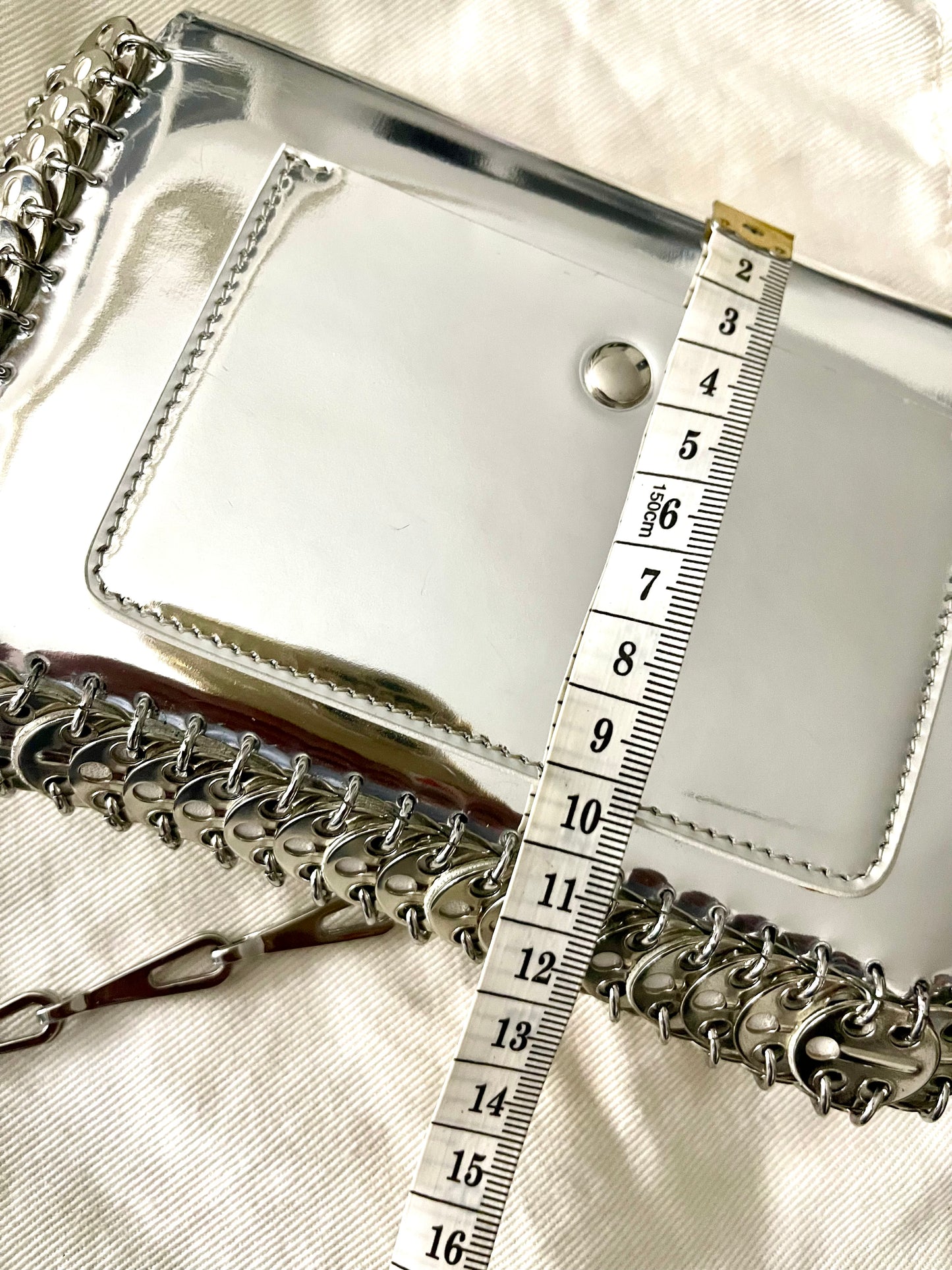 Silver Wallet crossbody Paco Rabanne