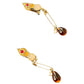 Boucles d'oreilles à épingles en or Dior