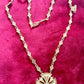 Collier pendentif croix rare vintage Yves Saint Laurent